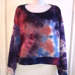 NWT Jenni Tie Dye Pajama Top